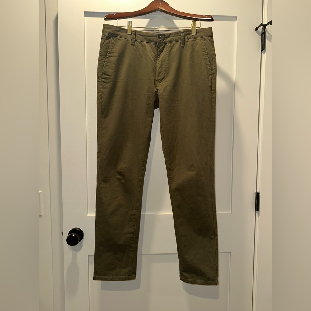 Bonobos Men’s Forest Green Tailored Chino Pants